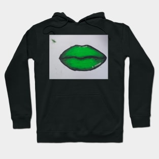 Green Lips Hoodie